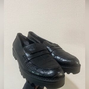 Circus by Sam Edelman Womens Desmond Black Penny Loafers Size 11M